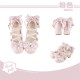 Sheep Puff Little Rose Chunky Heel Shoes(Limited Pre-Order/4 Colours/Full Payment Without Shipping)